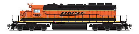 Broadway EMD SD40-2 BNSF #1680 DCC and Sound HO Scale Model Train Diesel Locomotive #6778