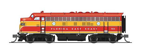 Broadway EMD F3 A/B set Florida East Coast #503/552 DCC N Scale Model Train Diesel Locomotive #6833