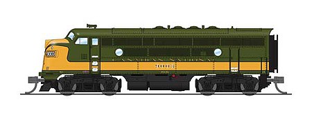 Broadway EMD F3A Canadian National #9005 DCC and Sound N Scale Model Train Diesel Locomotive #6839
