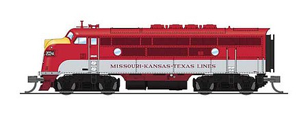 Broadway EMD F3A MKT #203-C DCC and Sound N Scale Model Train Diesel Locomotive #6846