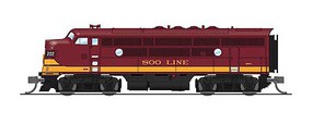 Broadway EMD F3A SOO Line #202B DCC and Sound N Scale Model Train Diesel Locomotive #6850