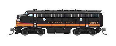 Broadway EMD F7 A/B set Northern Pacific #6008A/6008B DCC N Scale Model Train Diesel Locomotive #6865