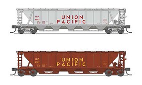 Broadway H32 Covered Hopper Union Pacific variety pack N Scale Model Train Freight Car #7263