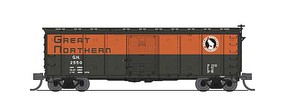 Broadway 40' Steel Boxcar 2 pack Great Northern N Scale Model Train Freight Car #7278
