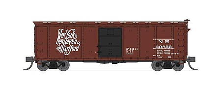Broadway 40 Steel Boxcar 2 pack New Haven N Scale Model Train Freight Car #7279