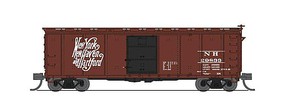 Broadway 40' Steel Boxcar 2 pack New Haven N Scale Model Train Freight Car #7279