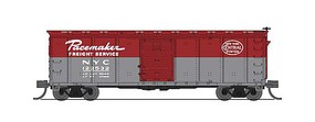 Broadway 40' Steel Boxcar 2 pack New York Central peacemaker N Scale Model Train Freight Car #7282