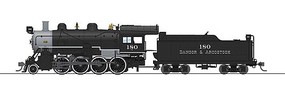 Broadway 2-8-0 Consolidation Bangor & Aroostook #180 DCC HO Scale Model Train Steam Locomotive #7322