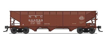 Broadway AAR 70-ton Triple Hopper New York Central #903892 HO Scale Model Train Freight Car #7384