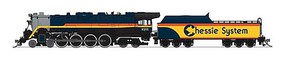 Broadway Reading T1 4-8-4 Chessie System #2101 DCC N Scale Model Train Steam Locomotive #7406