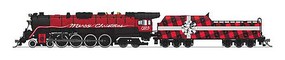 Broadway Reading T1 4-8-4 Christmas Theme DCC N Scale Model Train Steam Locomotive