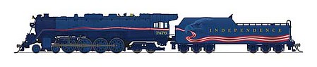 Broadway Reading T1 4-8-4 Independence Day Theme DCC N Scale Model Train Steam Locomotive #7411