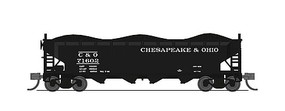 Broadway ARA 70-ton Quad Hopper Chesapeake & Ohio 4 pack B N Scale Model Train Freight Car #7427
