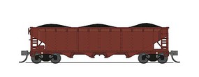 Broadway ARA 70-ton Quad Hopper Unlettered red (4) N Scale Model Train Freight Car #7432