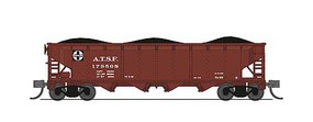 Broadway ARA 70-ton Quad Hopper ATSF fantasy (4) N Scale Model Train Freight Car #7433