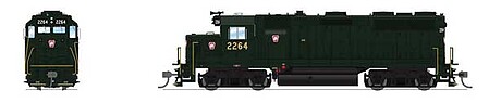 Broadway EMD GP35 Pennsylvania RR #2287 Red Keystone DCC HO Scale Model Train Diesel Locomotive #7543