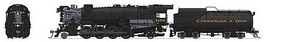 Broadway Chesapeake & Ohio K-2 Mikado #1166 DCC HO Scale Model Train Steam Locomotive #7596