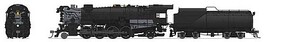 Broadway Chesapeake & Ohio K-2 Mikado Undecorated DCC HO Scale Model Train Steam Locomotive #7599