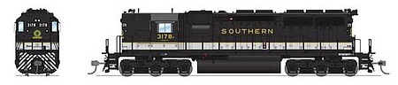 Broadway EMD SD40 Southern #3192 DCC HO Scale Model Train Diesel Locomotive #7645