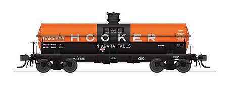 Broadway 6,000 gallon Tank Car Hooker HO Scale Model Train Freight Car #7675
