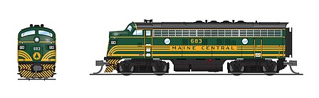 Broadway EMD F3 A/B Units Maine Central #683 DCC N Scale Model Train Diesel Locomotive #7723