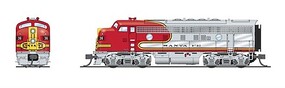 Broadway EMD F3A ATSF Santa Fe #36C DCC N Scale Model Train Diesel Locomotive #7728