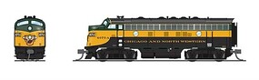 Broadway EMD F7 A/B Chicago & North Western #4075A, 4075B N Scale Model Train Diesel Locomotive #7752
