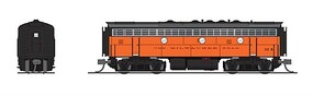 Broadway EMD F7B Milwaukee Road #114B DCC N Scale Model Train Diesel Locomotive #7773