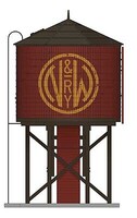 Broadway Operating Water Tower with sound N&W Weathered HO Scale Model Railroad Building #7920