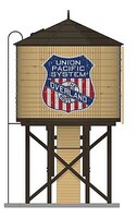 Broadway Operating Water Tower with sound UP Weathered HO Scale Model Railroad Building #7924