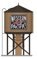 Broadway Operating Water Tower with sound WP Weathered HO Scale Model Railroad Building #7925