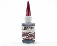 Bob-Smith Ic-2000 Black Rubber-Toughened CA Glue .5oz