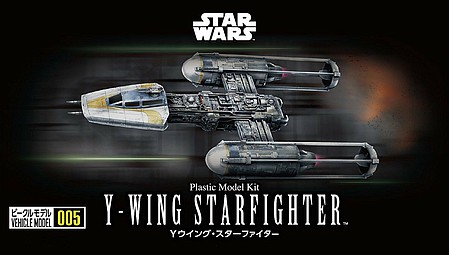 Bandai-Star-Wars Star Wars - Y-Wing Starfighter Science Fiction Plastic Model Kit 1/144 Scale #2344776