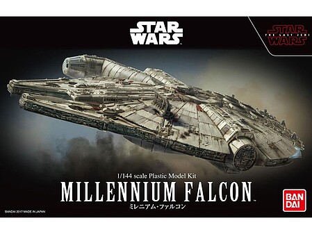 Bandai-Star-Wars Star Wars - Millennium Falcon Science Fiction Plastic Model Kit 1/144 Scale #2392987