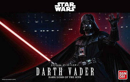 Bandai-Star-Wars Star Wars - Darth Vader Science Fiction Plastic Model Kit 1/12 Scale #2439791