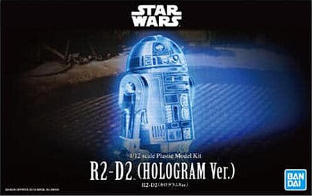 Bandai-Star-Wars Star Wars - R2-D2 (Hologram Ver.) Snap Together Plastic Model Figure Kit 1/12 Scale #2494875