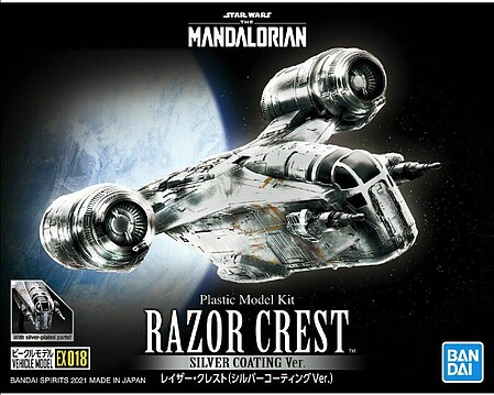 Bandai-Star-Wars Star Wars - Razor Crest (Silver Coating Ver.) Science Fiction Plastic Model Kit #2557092