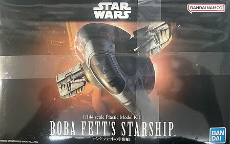 Bandai-Star-Wars Star Wars - Boba Fetts Starship Science Fiction Plastic Model Kit 1/144 Scale #2625807
