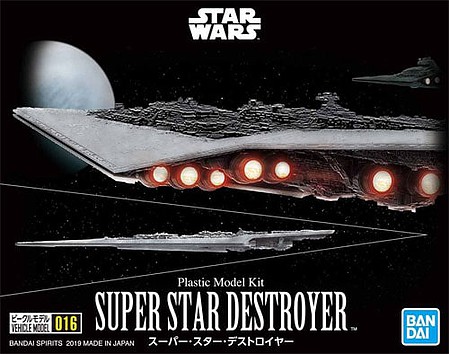Bandai-Star-Wars 016 Super Star Destroyer Science Fiction Plastic Model #5057711
