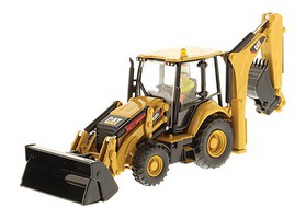 B2B-Replicas Caterpillar 432F2 Side Shift Backhoe Loader Assembled DM High Line Series Yellow, Black 1/50 Scale B2B-Replicas Caterpillar 432F2 Side Shift Backhoe Loader Assembled DM High Line Series Yellow, Black 1/50 Scale