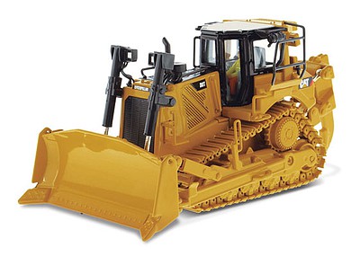 B2B-Replicas Caterpillar D8T Track-Type Tractor - Assembled - DM High Line Series Yellow, Black - 1/50 Scale