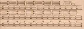 BTS Wood Ladders (4) O Scale Model Railroad Building Accessory #13015 BTS Wood Ladders (4) O Scale Model Railroad Building Accessory #13015