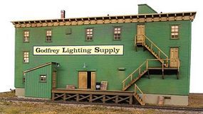 BTS Godfrey Lighting O Scale Model Railroad Building #17000 BTS Godfrey Lighting O Scale Model Railroad Building #17000