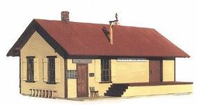 BTS Craftsman Kits Three Springs Station O Scale Model Railroad Building #17122 BTS Craftsman Kits Three Springs Station O Scale Model Railroad Building #17122