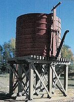 BTS 20,000-Gallon Open-Top Water Tower Kit O Scale Model Railroad Building #17489 BTS 20,000-Gallon Open-Top Water Tower Kit O Scale Model Railroad Building #17489