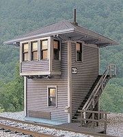BTS Chesapeake & Ohio MD Cabin (Interlocking Tower) Kit O Scale Model Railroad Building #17650