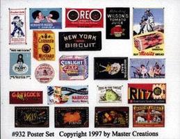BTS Color Poster Set General Store III HO Scale Model Railroad Building Accessory #20932 BTS Color Poster Set General Store III HO Scale Model Railroad Building Accessory #20932
