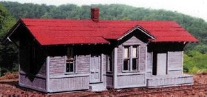 BTS Detroit, Toledo & Ironton Standard Station HO Scale Model Railroad Building #27119