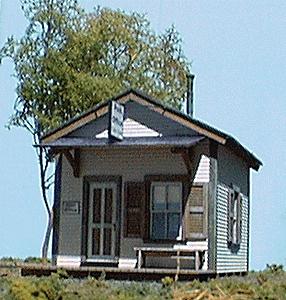 BTS Cabin Creek Series - Post Office - 2-3/16 x 3-1/2 HO Scale Model Railroad Building #27233