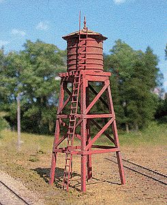 BTS McCabe Shop Water Tank - Kit - 1-7/8 x 1-7/8 HO Scale Model Railroad Building #27497